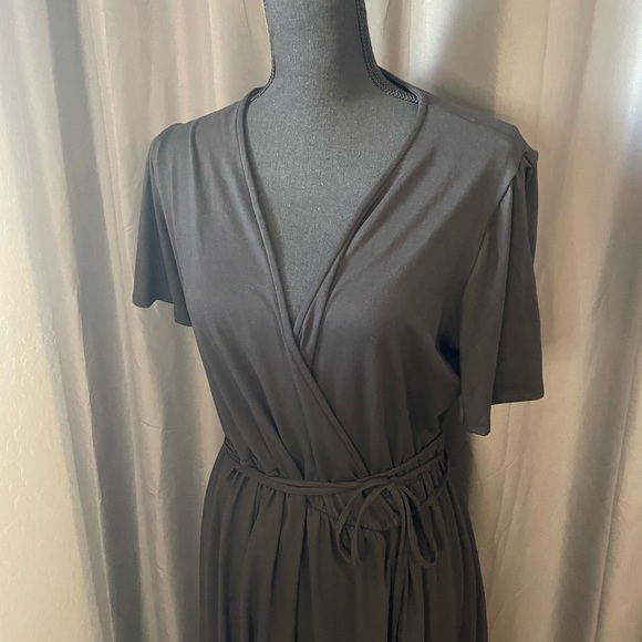 211. Hazel Blues, Maxi Wrap Dress, Size 1X, NWOT - Picture 2 of 5